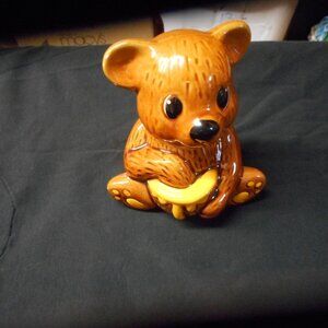BEAR  WITH REMOVEABLE HEAD HONEY JAR